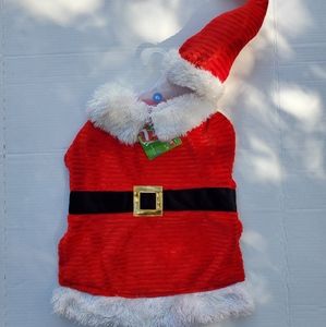 Pawsitively Merry Dog Santa Outfit XL
